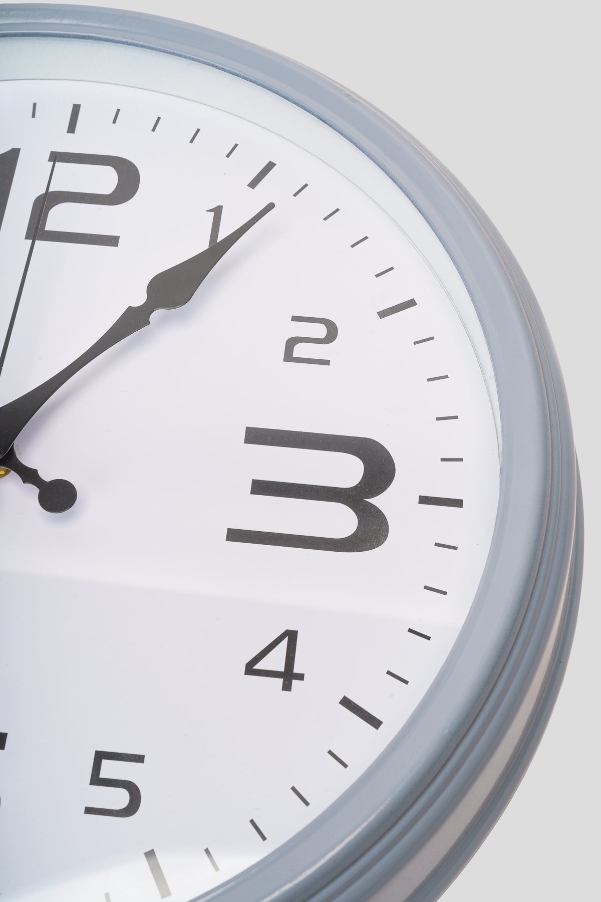 Reloj de Pared Liso Gris Negro Chinitown Chinitown